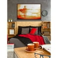 thumbnail image 5 of Parvez Taj  - 'Dusk Red Surf' Framed Painting Print 18 x 12, 5 of 6