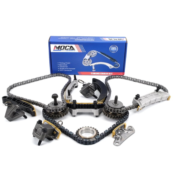 MOCA AUTOPARTS Timing Chain Kit Fit for 05-06 Buick Lacrosse V6 3.6L & 05-06 Cadillac CTS V6 2.8L & 05-06 Cadillac STS V6 3.6L
