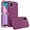 Purple, variant on Asuwish Compatible with TCL Ion Z Phone Case Hybrid Rugged Shockproof Hard Protective Drop Proof Full Body Heavy Duty Mobile Cell Cover for TCL IonZ T501C T501L Women Men Blue
