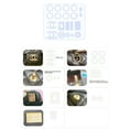 thumbnail image 3 of LokChuiDor Hardware Protective Film, Compatible with Classical Flap(Medium/Small/Mini Square). Purse Hardware Sticker Transparent, Anti-Scratch, Clear, 3 of 8
