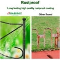 thumbnail image 6 of AMAGABELI GARDEN & HOME Decorative Garden Fence GFP007 24in x 10ft Galvanized Outdoor Rustproof Metal Landscape Wire Fencing Folding Wire Patio Fences Flower Bed Animal Dogs Barrier Border Edge, 6 of 7