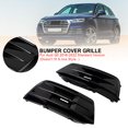 thumbnail image 4 of 2PCS Front Bumper Cover Grille Bezel Insert Fit for Audi Q5 2018-2022 Gloss Black, 4 of 16