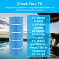 thumbnail image 3 of SpiroPure Replacement for Hayward CS150E CX150XRE Waterway 817-0150N Jandy CS150 Unicel C-8414 Pleatco PWWCT150 Filbur FC-1287 Blue Media Hot Tub Spa Pool Cartridge, 3 of 9