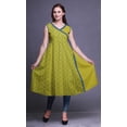 thumbnail image 2 of Bimba Robe d'Été Indienne Imprimée Style Angrakha pour Femmes Tunique Haut Ethnique, 2 of 6