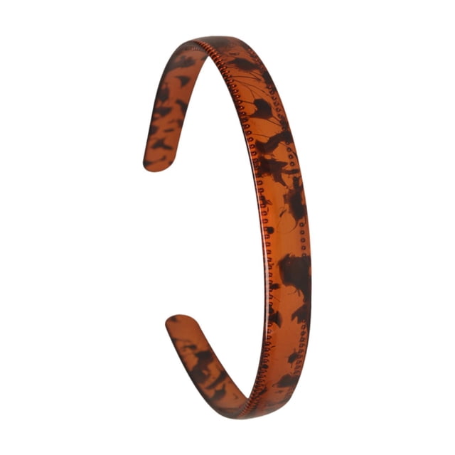 Diadema lisa con aro para el pelo para lavarse la cara con dientes, cómoda banda para el pelo de 16 mm de ancho Estilo F