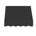 thumbnail image 3 of Awntech 4.38 Ft San Francisco Closed-Sided Fixed Awning Canopy (52.5in x 18in x 36in), Black, 3 of 4