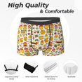 thumbnail image 2 of Men's Boxer Briefs, Bees And Honey 1 Soft Comfy Mens Underwear Boxer Briefs Breathable With Widen Waist, 2 of 7