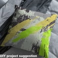 thumbnail image 2 of Feelyou Modern Abstract Adult Fabric by the Yard 1 Yard, Lime Yellow Sewing Fabric, Chic Geometric Artwork Home Decor Fabric by the Yard, Ultra Soft Home Decor, 2 of 6