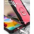 thumbnail image 3 of Daxi for LG Velvet 5G Heavy Duty Shockproof Hybrid Rugged Ring Stand Back Case Protective Case, 3 of 8