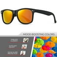 thumbnail image 3 of Polarized Sunglasses for Men Women Classic Vintage 80s Shades UV Protection Sun Glasses, 3 of 6