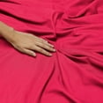 thumbnail image 3 of 1800 Thread Count 4 Piece Deep Pocket Egyptian Comfort Bedroom Bedding Sheet Set California King Size Hot Pink Colour, 3 of 6