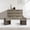 Grey, variant on SICOTAS 3 Piece Farmhouse Bedroom Dresser and Nightstand Set, Fluted 6 Drawer Dresser, Nightstand Set of 2 with Drawer & Open Shelf for Living Room, Light Grey