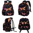 thumbnail image 4 of Fireflies Airport Backpack Preppy Cute Mini Shoulder School Backpack Lightweight with Adjustable Shoulder Strap Large Capacity Printed Design, 4 of 6