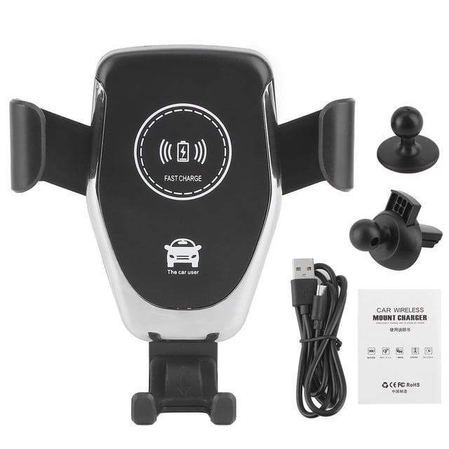 Cargador de montaje para Automóvil ANGGREK soporte inalámbrico carga rápida para Automóvil