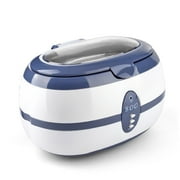 Ultrasonic Jewelry Cleaner Eyeglass Sonic Cleaner Machine /w Heater & Digital Timer for Cleaning Jewelry Watch Glasses Lens Ring Diamonds Electronic Tools Coins Dental Metal Lab Instruments