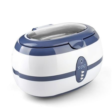 Ultrasonic Jewelry Cleaner Eyeglass Sonic Cleaner Machine /w Heater & Digital Timer for Cleaning Jewelry Watch Glasses Lens Ring Diamonds Electronic Tools Coins Dental Metal Lab Instruments