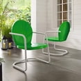thumbnail image 4 of Crosley Furniture Griffith Metal Outdoor Chair - Grasshopper Green, 4 of 22