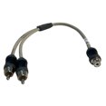 thumbnail image 1 of Adaptador de audio marino, adaptador RCA Twisted Pair Y, 1 hembra a 2 machos, 1 of 1