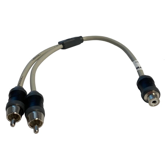 Adaptador de audio marino, adaptador RCA Twisted Pair Y, 1 hembra a 2 machos