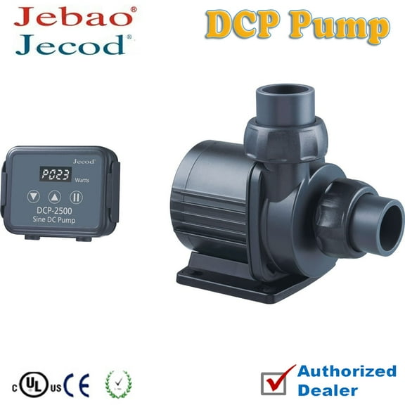 Jebao DCP Sine Wave Water Return Pump (DCP-2500), Black (PET-DCP-2500)
