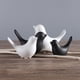 thumbnail image 4 of Toystoory 2 unids/set exquisito moderno minimalista escandinavo adornos de pájaros de cerámica estilo único cerámica Decoración del hogar blanco, 4 of 6