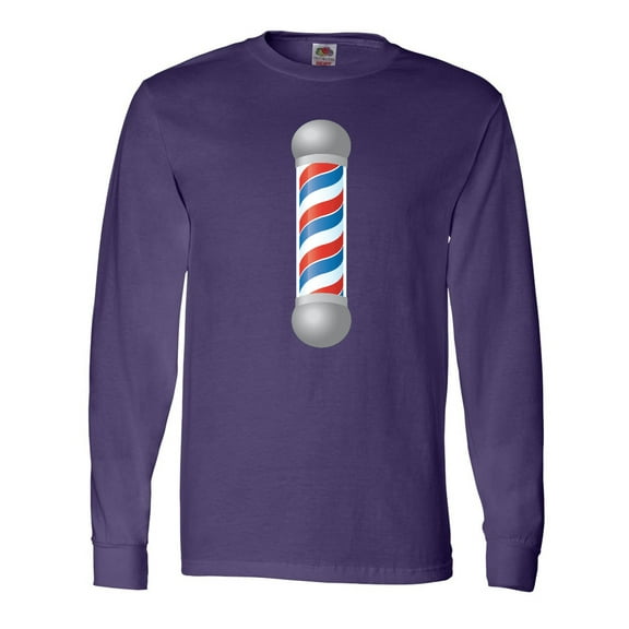Inktastic Barber Barberpole Long Sleeve T-Shirt