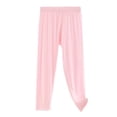 thumbnail image 3 of HVOBTTY Toddler Straight Leg Trousers, Fall Long Pants for Kid, Kids Comfortable Casual Solid Color Elastic Waist Loose Long Pants Pink, 11-12 Years, 3 of 5