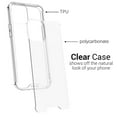 thumbnail image 3 of CoverON Apple iPhone 12 Pro Max Case (6.7"), Slim fit Lightweight Hard Phone Cover, Clear TPU Bumper, 3 of 8