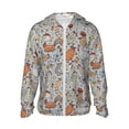 thumbnail image 2 of Lsque Funny Chicken UPF 50+ Lightweight Sun Protection Men's Women's Long Sleeve Shirt, Hoodie Performance -Medium, 2 of 9