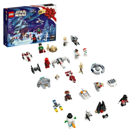 LEGO Star Wars Advent Calendar 75279 Building Kit, Fun Christmas Countdown Calendar with Star Wars Buildable Toys (311 Pieces)