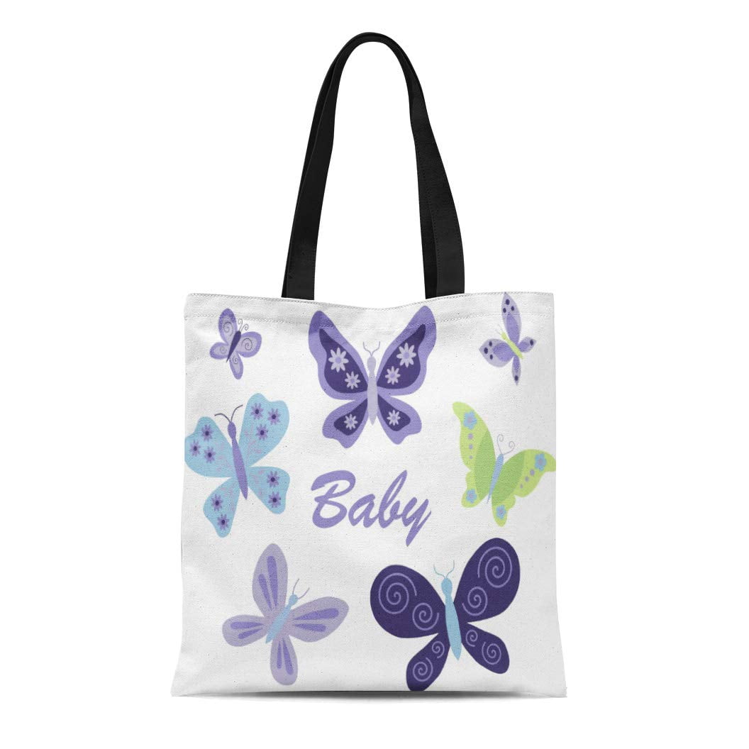 NEW Shopping Bag COLORFUL Butterflies 