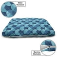 thumbnail image 3 of Circle Pattern Pet Bed, Round with Slight Details Dots, Chew Resistant Pad for Dogs and Cats Cushion with Removable Cover, 24" x 39", Sea Blue Seafoam, by Ambesonne, 3 of 4
