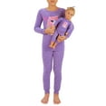 thumbnail image 4 of HDE Girls Unicorn Pajamas with Matching Doll Outfit Cotton Pajama Set for Girls Unicorn Stars 12, 4 of 7