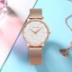 thumbnail image 4 of Reloj Hannah Martin De Cuarzo Y Diamantes Para Mujer Color De La Correa Rose Black, 4 of 8