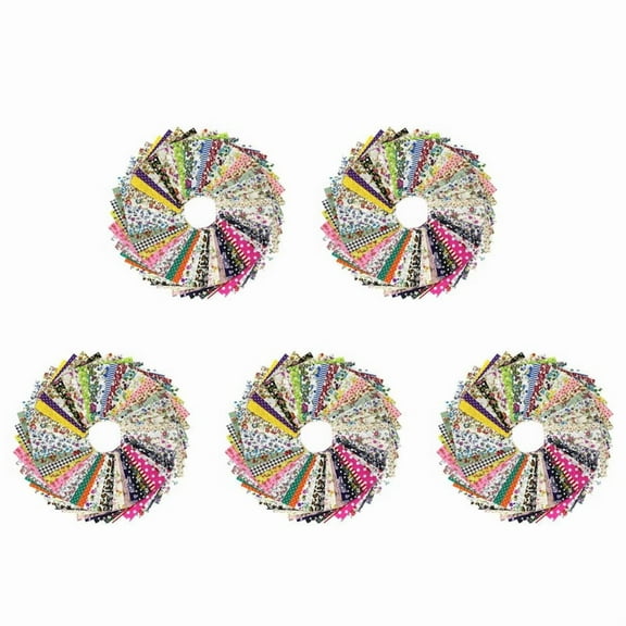 DIY Quilting Patch 300pcs 10cmx10cm Charm Pack Cotton Fabric Patchwork Bundle Fabrics Cloth Sewing
