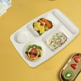 thumbnail image 5 of JoyMoreHome Divided Plate with 5 Compartments, Reusable Durable Lunch Tray, Dishwasher Safe, 5 of 6