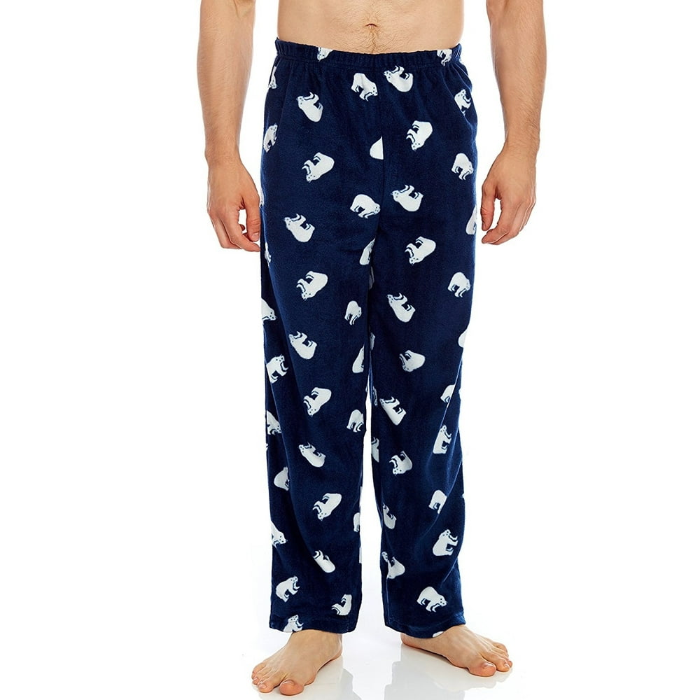 Leveret Leveret Mens Fleece Sleep Pants Polar Bear XLarge Walmart