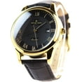 thumbnail image 2 of Royal-Dan Montre de Luxe à Quartz, Bracelet en Cuir Véritable, Boîtier en Acier Inoxydable, Étanche et Surface Résistante aux Rayures, 2 of 6