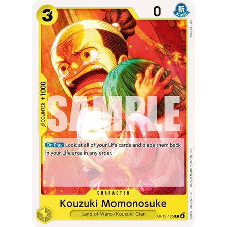 One Piece Carrying On His Will Common Kouzuki Momonosuke OP13-105