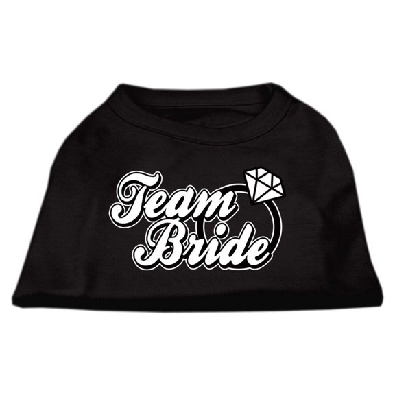 Pet Dog Cat Shirt Screen Printed, "Team Bride"