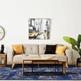 thumbnail image 2 of 2024 New 5x7ft Area Rugs for Living Room/Bedroom, Low Pile Non-Slip Washable Indoor Door Mat, Gray Carpet for Kids Boys Girls Dorm Nursery Home Decor Aesthetic, 2 of 7
