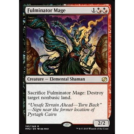 Magic: the Gathering - Fulminator Mage - Modern Masters 2015, A single individual card from the Magic: the Gathering (MTG) trading and collectible card.., By Magic the