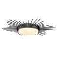 thumbnail image 3 of Kieran LED Flush Mount in Matte Black and Opal Glass, 3 of 4