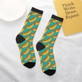 thumbnail image 5 of Yiaed Hot Dogs 8 Print Crew Socks for Boys Girl Crew Athletic Half Sport Running Breathable Socks Lightweight Stretch Kid's Socks, 5 of 5