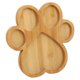 thumbnail image 4 of Serving Tray Fruit Snack Storage Plate Cartoon Paw Shaped Food Tray for Home Kitchen, 4 of 5