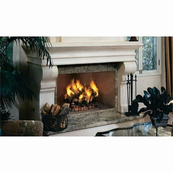 Superior  42 in. WRT 4500 Custom Series Wood Burning - White Herringbone Refractory Brick Liner - 42 in.