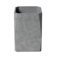 thumbnail image 3 of Homestock Victorian Elegance 12" X 8" Concrete Gray Matte Waste Bin For Bathrooms, Open Top, Concrete Material, Capacity : 3 Gallons, Rectangular, 3 of 9