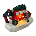 thumbnail image 4 of Flat Tire Light-up Multi-Color Christmas Village Accessory Indoor Decor, 2.75" Height, Holiday Time, 4 of 6