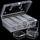 thumbnail image 3 of Caja Organizadora de Cuentas con Asa, 24 Cajas de Plástico Rectangulares para Almacenamiento, Mini Cajas Transparentes para Almacenar Cuentas, 3 of 7
