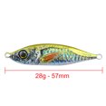 thumbnail image 4 of Kuymtek Señuelo Hundimiento Lento Jigging Con Anzuelo Aparejos Pesca Con Cebo Metal para Lubina (A 28g), 4 of 7